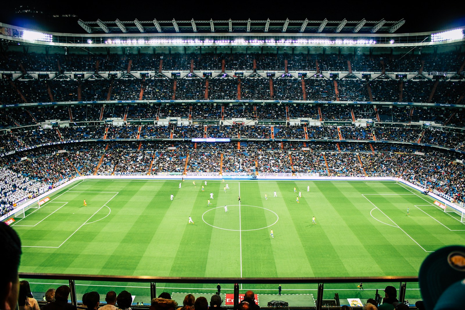 Soccer stadium and pitch